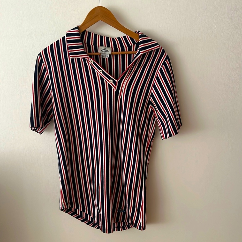Vivienne Westwood Polo Shirt, Orb Embroidered, slim fit